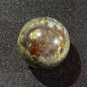 Sphère de jaspe sang de dragon