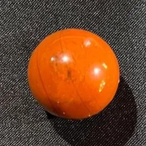 Sphère de jaspe rouge
