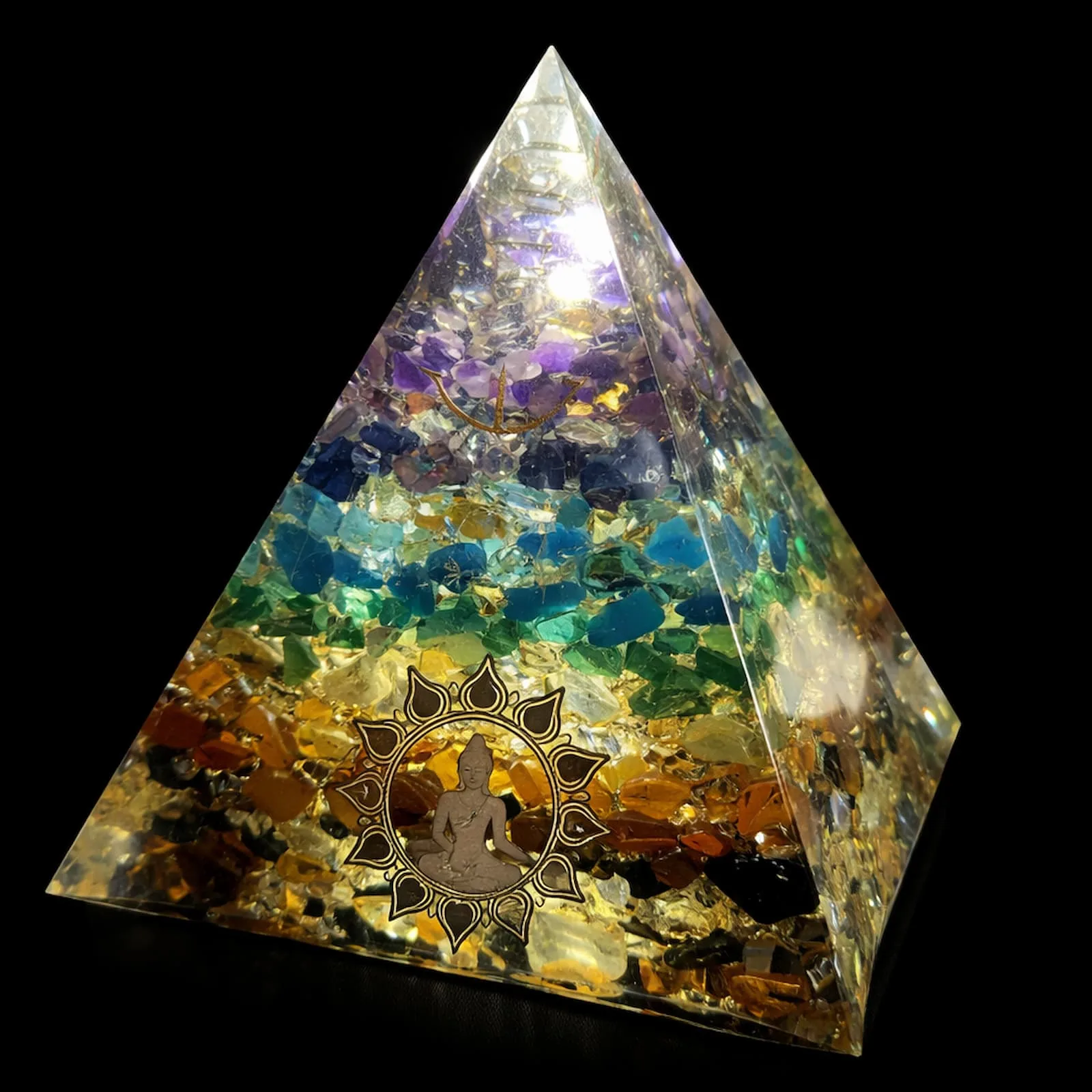 Pyramide 7 Chakras Lotus