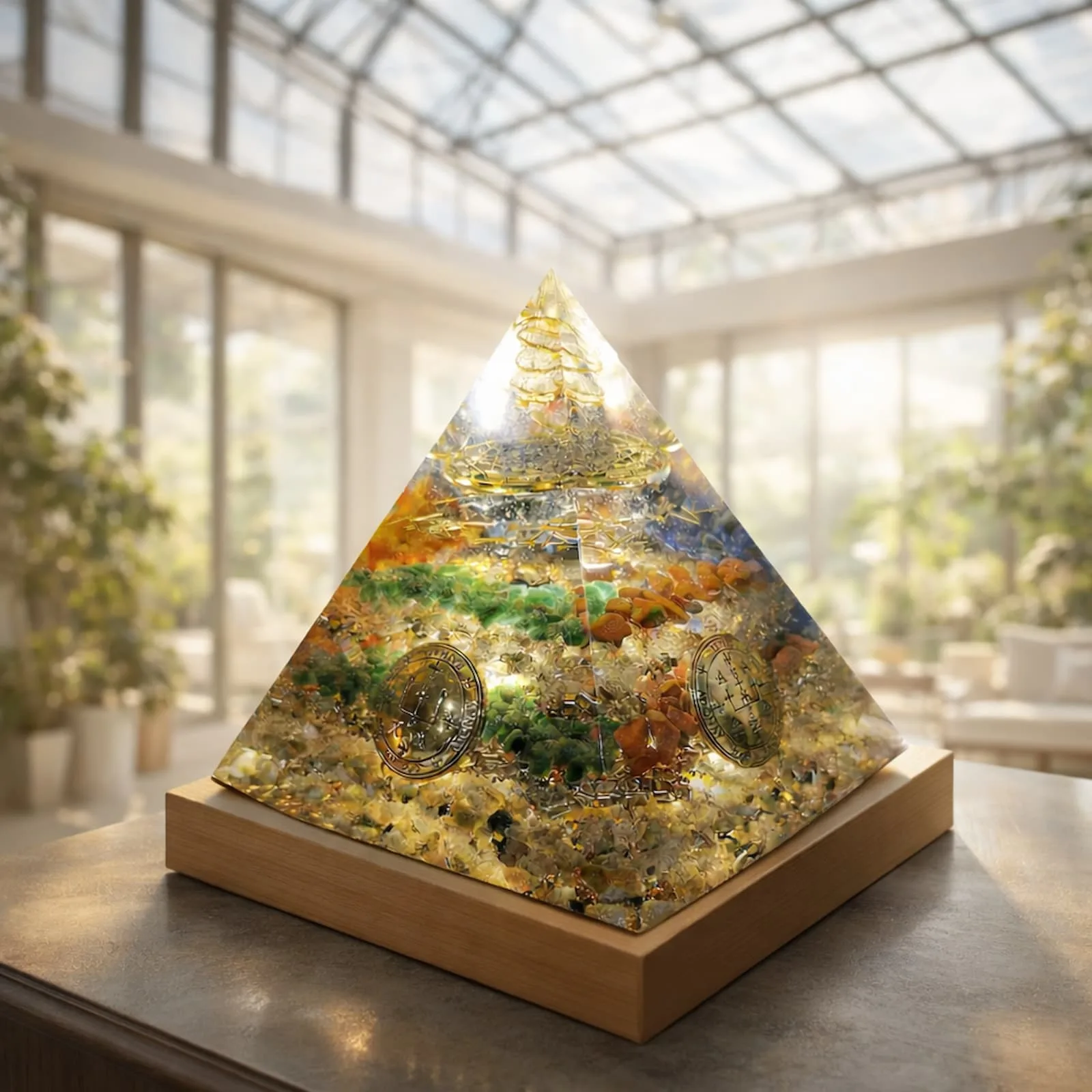 pyramide 5 archanges mise en situation intérieur