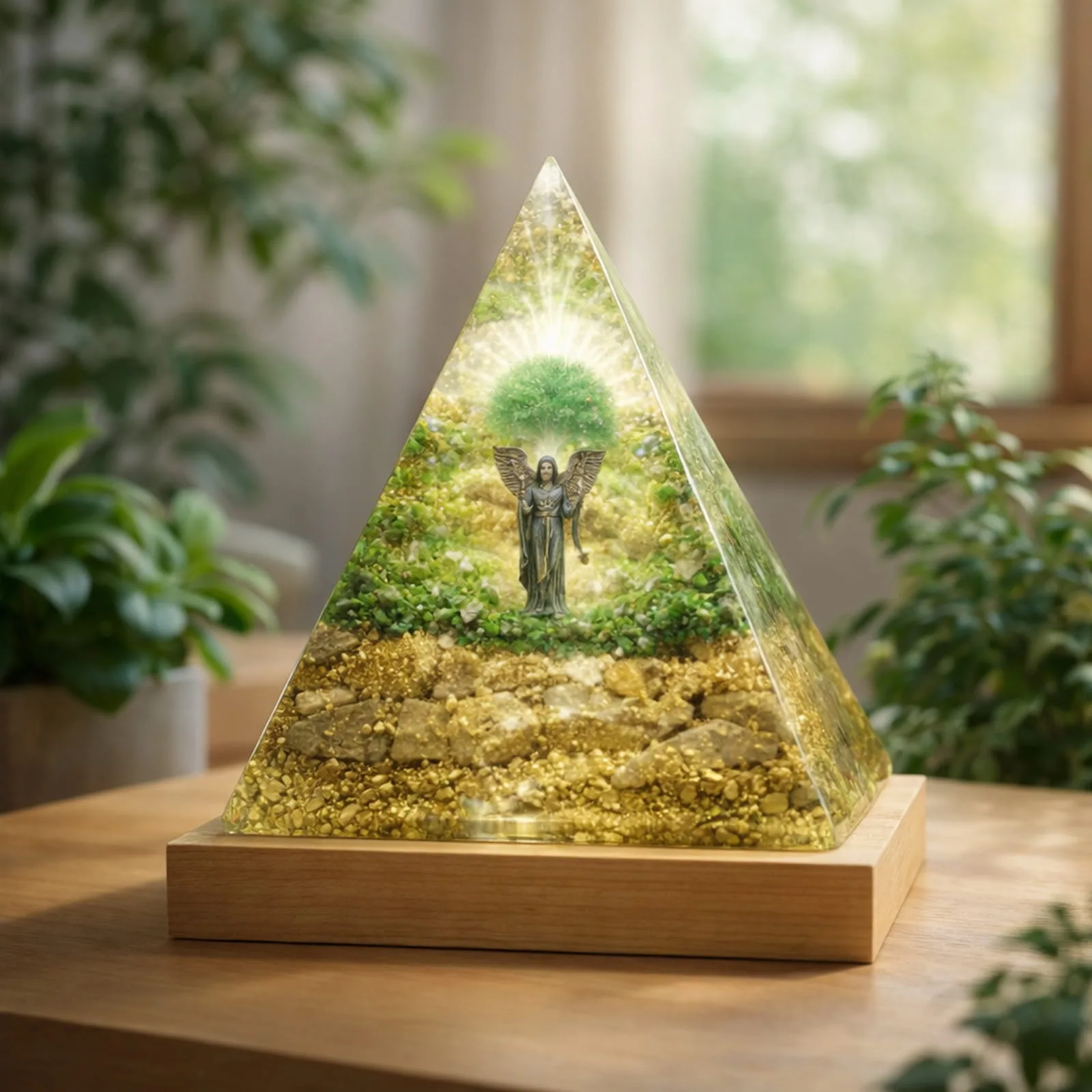 pyramide archange-raphael mise en situation interieur