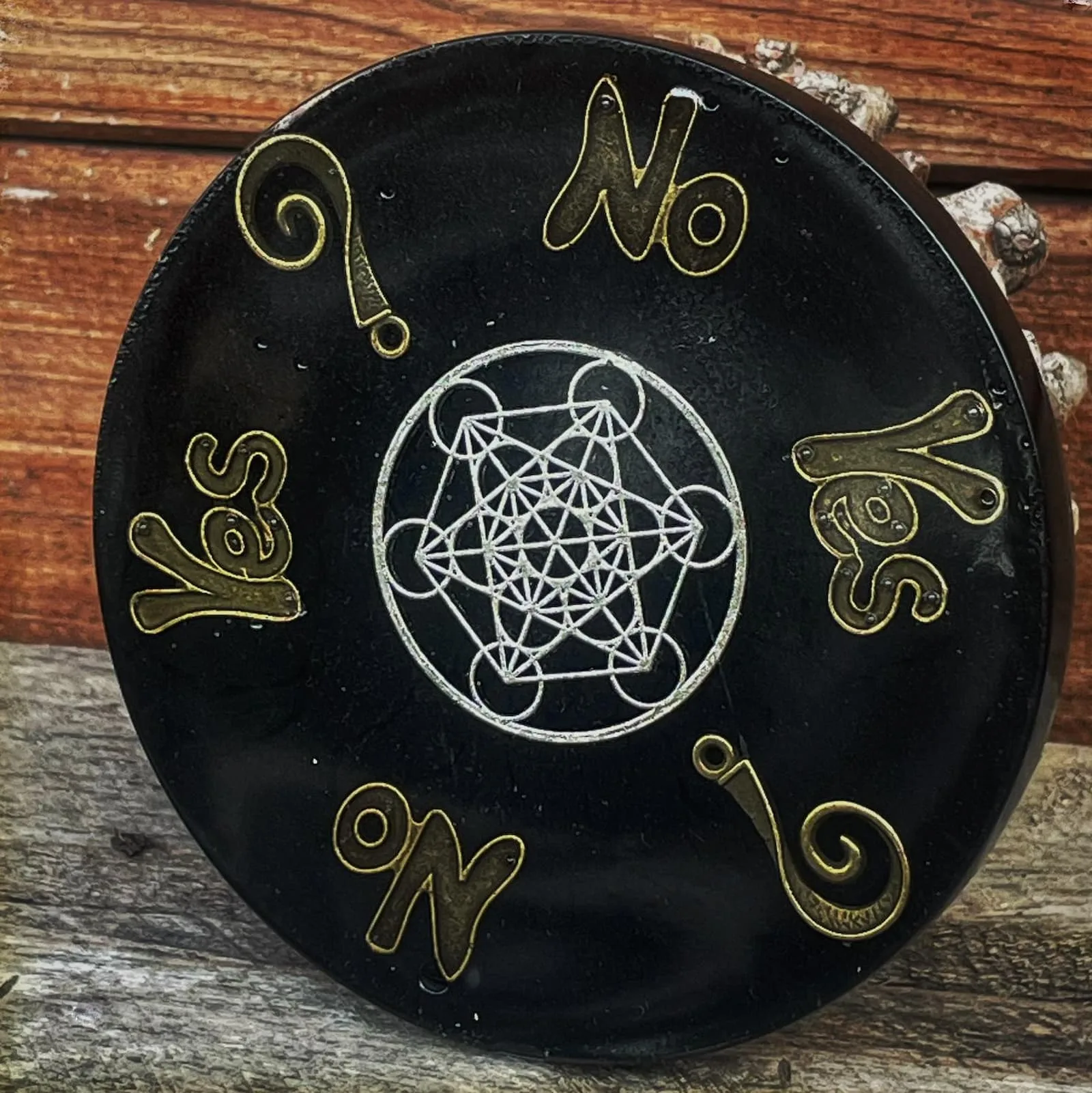 Plateau divinatoire Metatron argenté