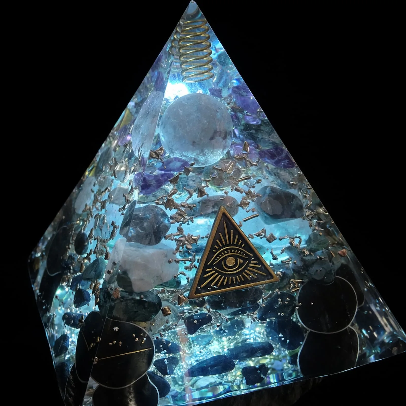 Pyramide maçonnique Face Oeil de la Providence