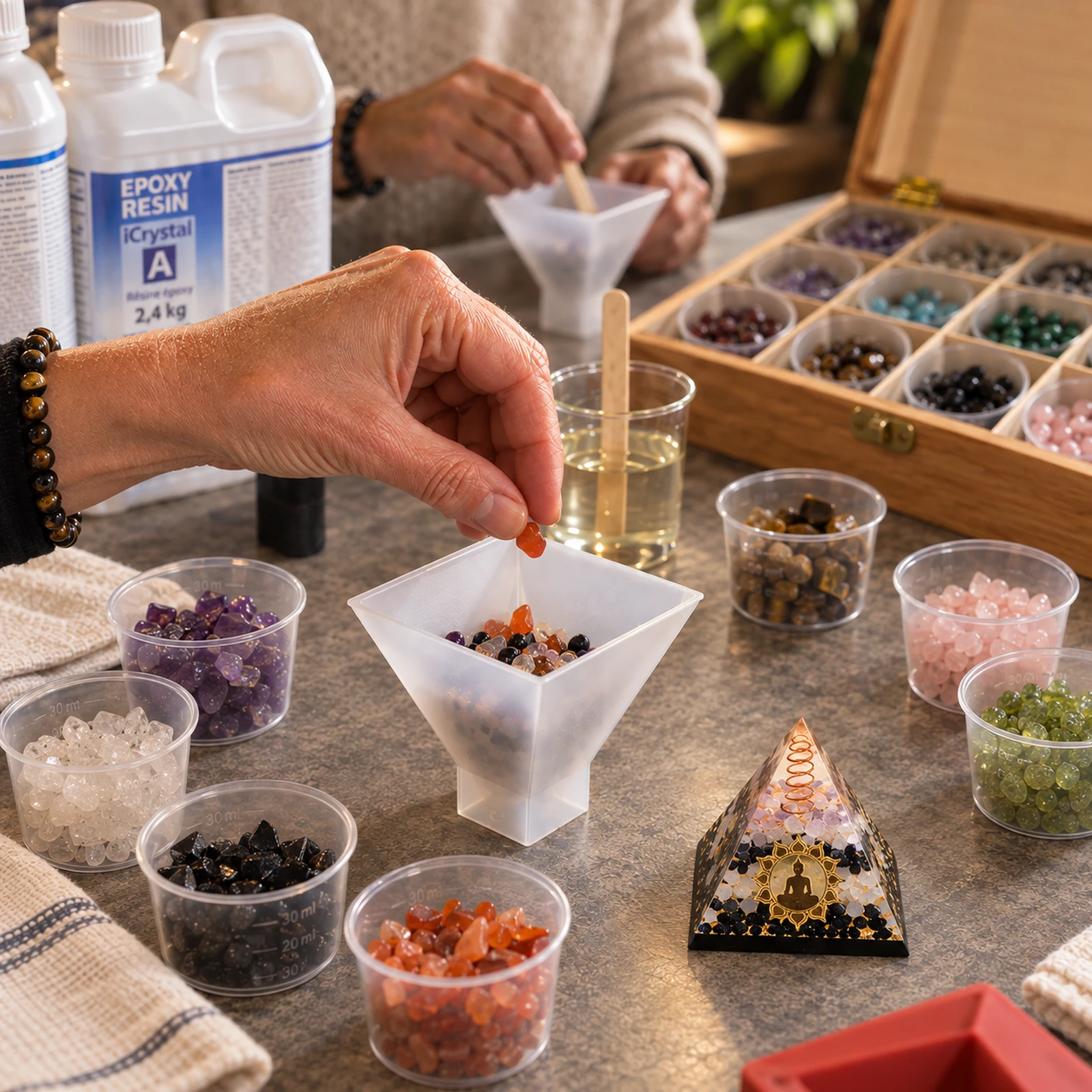 Atelier Découverte OrgoNath – création d’une orgonite