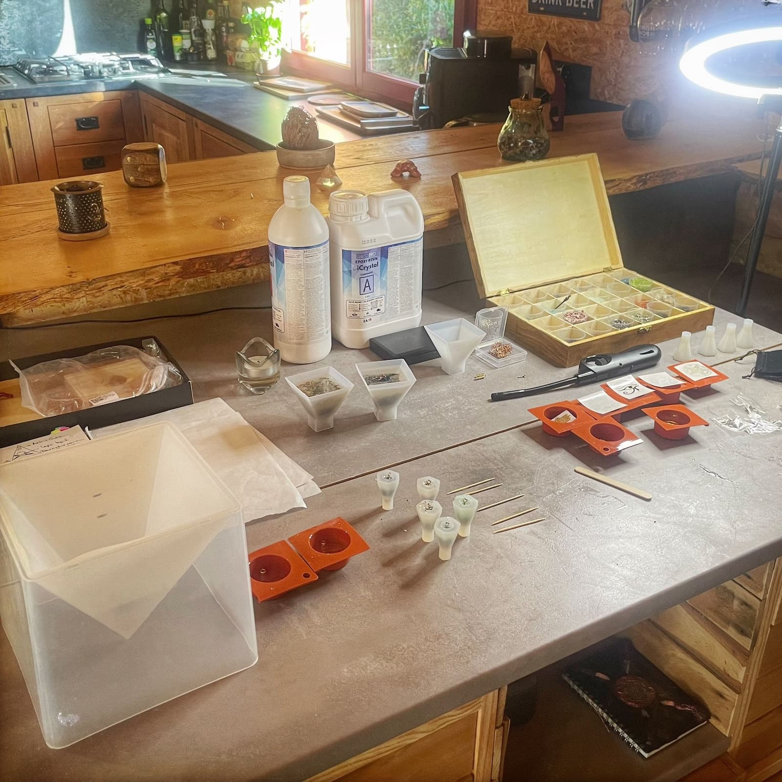 Les ateliers de création d'orgonites