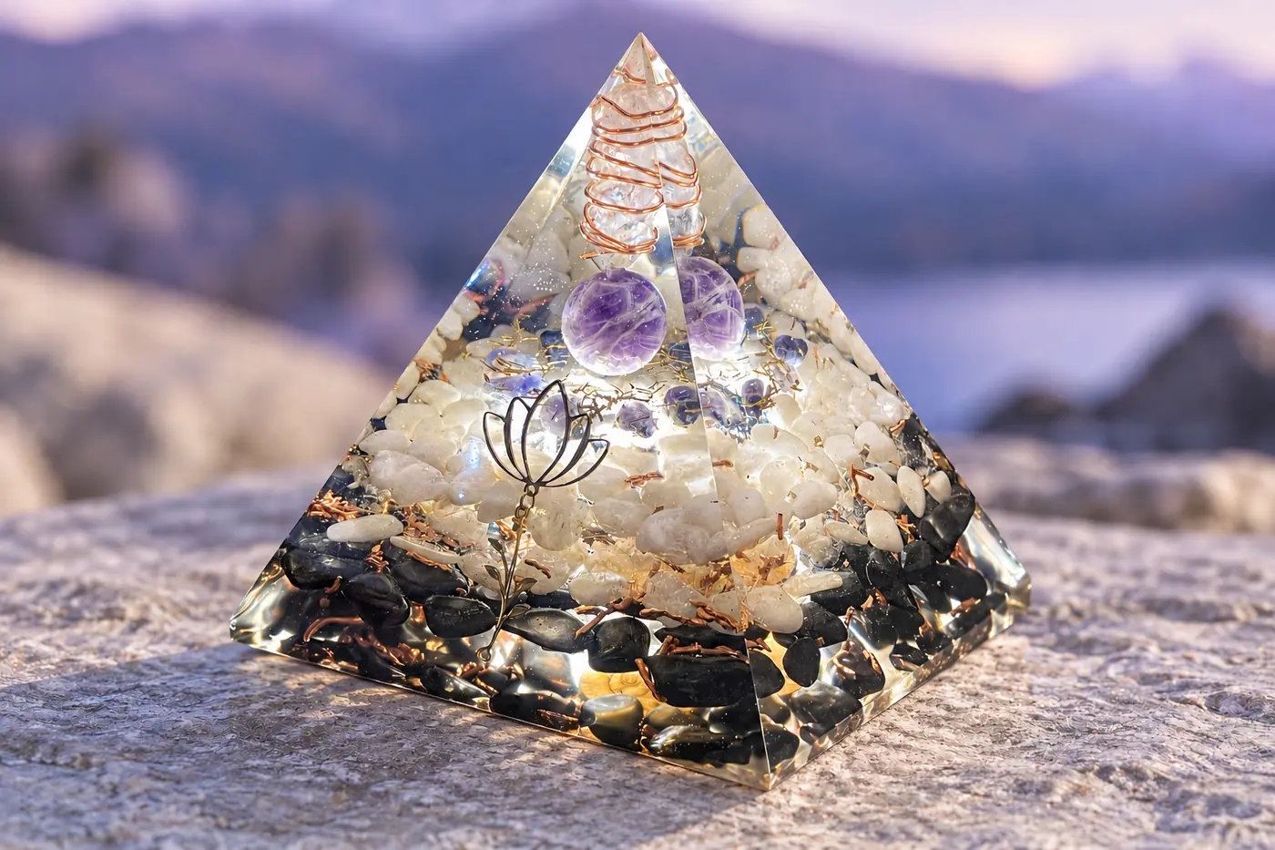 Association de pierres pour la réussite avec citrine, cornaline et pyrite